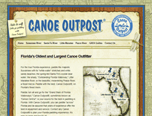 Tablet Screenshot of canoeoutpost.com